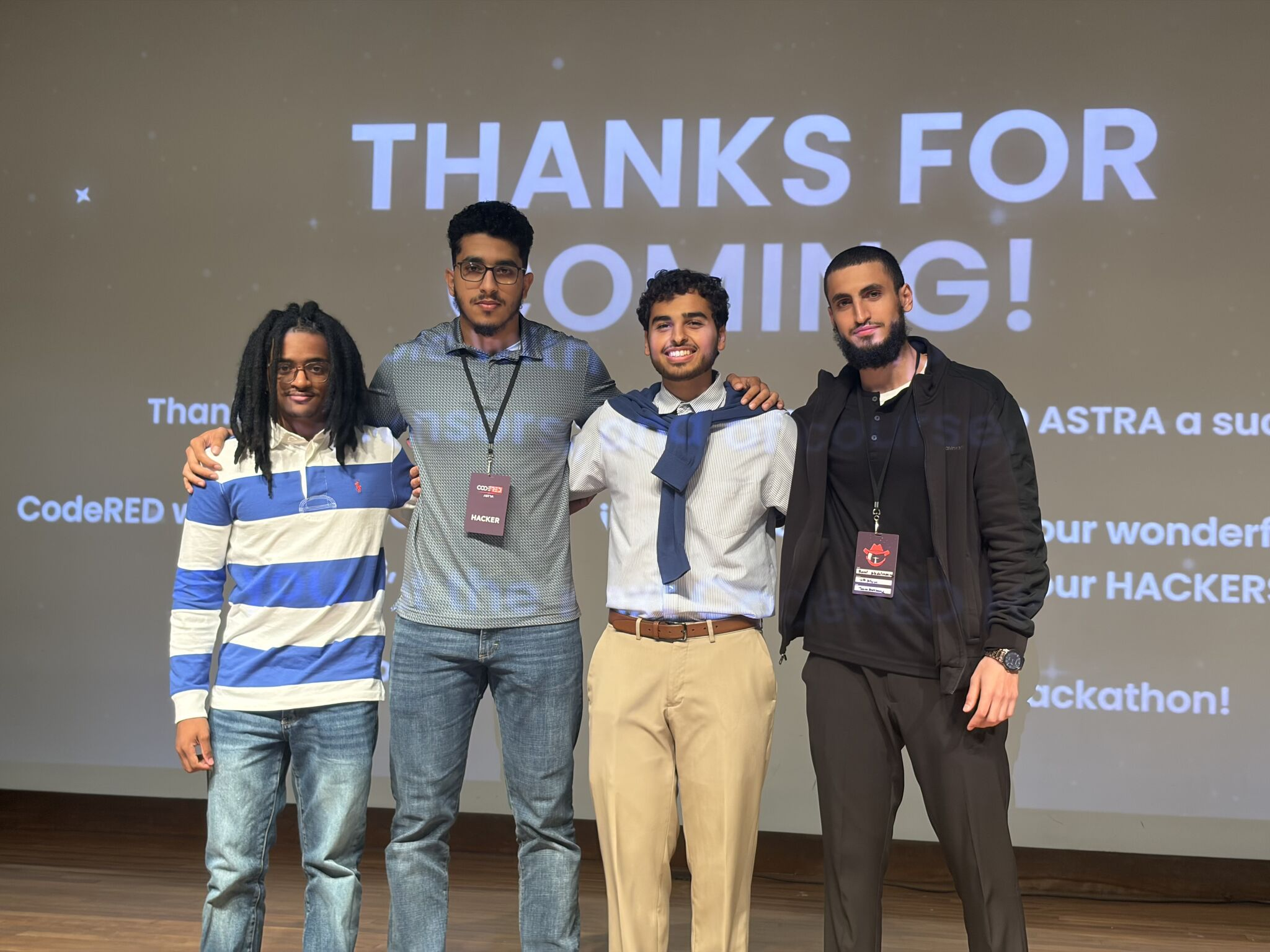 CougarDegree team at CodeRED Astra
